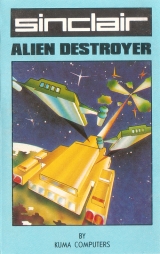 Alien Destroyer de Kima Computers pour Sinclair ZX Spectrum (cassette)
