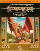 DL9 Dragons of Deceit. Dragonlance Official Game Adventure by Douglas Niles. TSR Inc., 1985