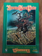 Repose sans paix pour Warhammer, le Jeu de rôle fantastique. Jeux Descartes, 1991. Première édition