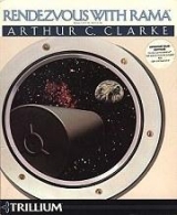 Rendezvous with Rama, jeu d'aventure de Trillium / Telarium d'après Arthur C. Clarke (1984, version disquette pour Commodore 64)