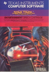 Star Trek de SEGA / Texas Instruments pour ordinateur Ti99-4/A (complet, solid state cartridge)