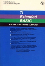 TI BASIC étendu (TI Extended Basic) de Texas Instruments pour ordinateur Ti99-4 et 4/A (complet, solid state cartridge)