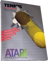 Realsports Tennis, d\'Atari pour ordinateurs 400 / 800/ XL / XE (1983)
