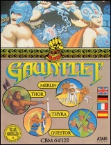 Gauntlet d\'US Gold pour Commodore 64 et 128 (version cassette)