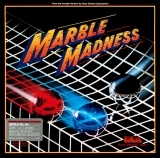 Marble Madness d\'Atari par Electronic Arts pour Commodore 64/128 (disquette)