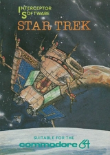 Star Trek d\'Interceptor Software pour Commodore 64/128 (version disquette en étui)