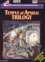 Temple of Apshai Trilogy d\'Epyx Software en version disquette pour Commodore 64 (disque et instructions seuls)