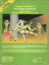 Dungeon Module T1 The Village of Hommlet by Gary Gygax. Introductory to Novice Level. For Advanced Dungeons and Dragons Game
