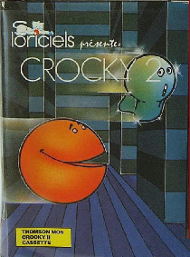 Crocky 2 de Loriciels pour Thomson MO5 (cassette) Crocky 2 de Loriciels pour Thomson MO5 (cassette)