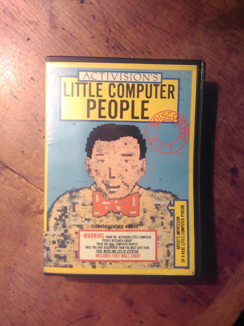Little Computer People d'Activision (1985) pour Commodore 64 (cassette) Little Computer People d'Activision (1985) pour Commodore 64 (cassette)