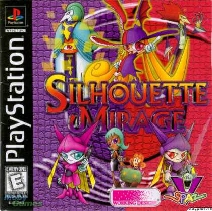 Silhouette Mirage de Treasure et ESP sur PSX (version US NTSC) Silhouette Mirage de Treasure et ESP sur PSX (version US NTSC)