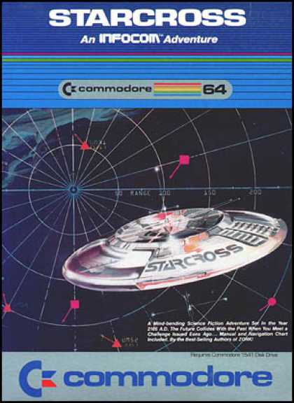 Starcross, d'Infocom pour Commodore 64 (1982) Starcross, d'Infocom pour Commodore 64 (1982)