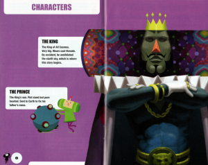 un scénario de jeu totalement surréaliste... Les personnages le sont aussi !