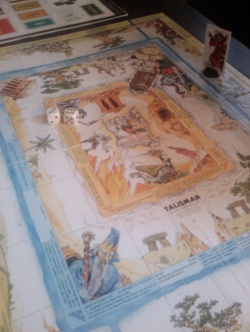 Le plateau de jeu (première édition en Français)